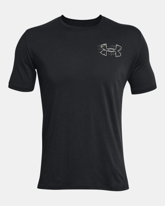 Men's UA Whitetail Skullmatic T-Shirt, Black, pdpMainDesktop image number 4
